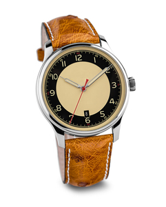 Reloj Deportivo para Hombre Ronda con Correa Milanesa de Cuero y Zafiro, Acero Inoxidable 316L, Movimiento Mecánico, Resistente al Agua - Product Image 1