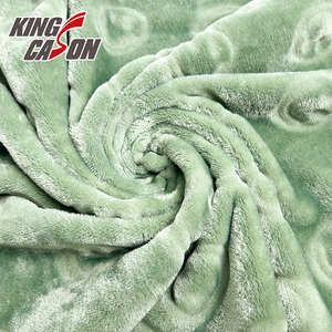 Kingcason mondialement populaire tricoté écologique OEKO-TEX certifié un côté chaud soyeux flanelle <span class=keywords><strong>tissu</strong></span> <span class=keywords><strong>polaire</strong></span> pour les vêtements - Product Image 4