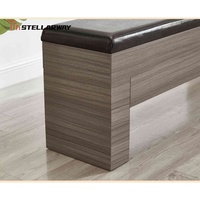 Table de billard STELLARWAY 7 pieds en MDF avec ensemble de chaises, table de billard d'intérieur avec chaises pour salle de jeux à domicile, personnalisable directement en usine