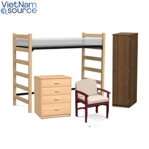 Muebles de vivienda para estudiantes de marca estadounidense más vendidos hechos de material de madera para escuela, hogar, oficina, centro comercial, uso directo de Vietnam - Product Image 1