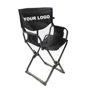 Lightweight Metal Folding <b>Moon</b> <b>Chair</b>-Modern Design Outdoor Furniture for <b>Camping</b> Beach Park & Villa Use with Side Pocket - Product Image 1