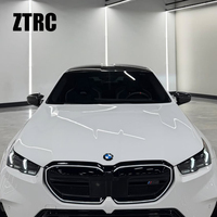 Pour BMW M5 G90, couvre-rétroviseurs en fibre de carbone sèche, kit de carrosserie de remplacement, facile à installer