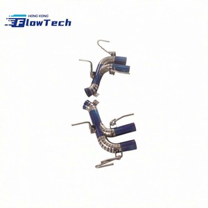 ระบบท่อไอเสียไทเทเนียมแบบ Catback พร้อมปลายท่อคู่แบบ Quad สำหรับ Ferrari FF 812 6.3L V12 - Product Image 3
