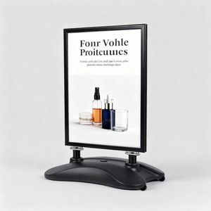 ขาตั้งโปสเตอร์แบบเติมน้ำสำหรับใช้งานกลางแจ้ง ขนาด 60*85 ซม. ทำจากอลูมิเนียมอัลลอยด์ ยี่ห้อ Bestseller - เหมาะสำหรับงานเทศกาลและโปรโมชั่นขายปลีก |   ตัวอย่างสินค้าพร้อมจำหน่าย - Product Image 1