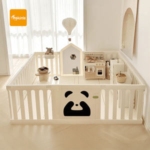 Cage de parc stable et sans déplacement pour bébé Parc jouet pour bébé Parc en plastique pour bébés - Product Image 1