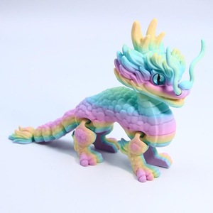 Mô hình khủng long nhựa Kirin in 3D bán buôn, tùy chỉnh OEM, đồ chơi trẻ em đang thịnh hành, nhà cung cấp dịch vụ in 3D động vật khủng long - Product Image 6