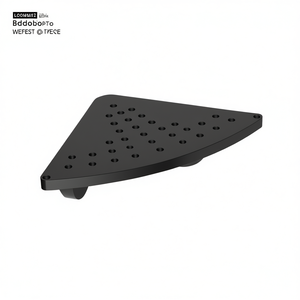 Desagüe de ducha esquinero 27.7 x 5.6 x 15.6 cm negro mate para uso en baño - Product Image 3