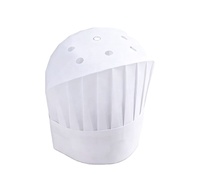 Casquette de cuisine jetable en papier de haute qualité, non tissée, pour chef