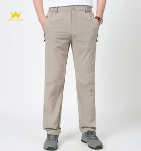 High-density material men's chino pants  practical side pocket design is convenient