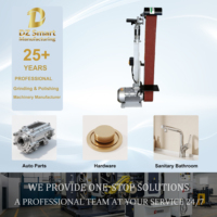 Máquina Pulidora y Esmeriladora Manual de Banco Industrial de Doble Rueda y Velocidad Variable DZ para Pulir Pernos de Cerraduras de Puertas