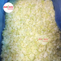 Repollo Cortado Congelado IQF, Certificado BRC, HACCP, GAP y Kosher, en Forma de Cubos, Grado A, Empaque a Granel de 10 kg, Cultivo al Aire Libre