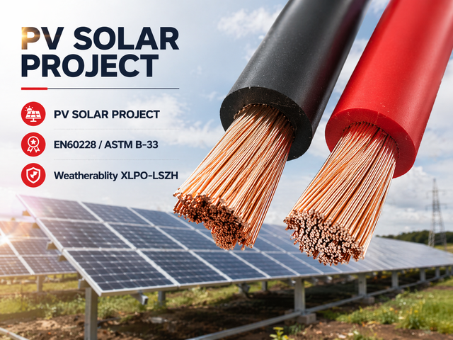 DC PV 2.5mm2 4MM2 6MM2 10MM2 16MM2 Red Black XLPO PV1-F Photovoltaic Solar Cable