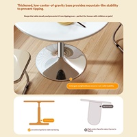 Table de bar nordique, table de conférence relevable pour bureau, petite table ronde pour café et salon de thé, table haute pour balcon et maison