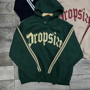 Fabricante de impresión personalizada de gran tamaño DTG Sudadera con capucha elegante Casual Streetwear 100% algodón Terry Drop Shoulder Hoodies al por mayor Hombres - Product Image 3