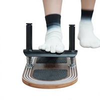 Planche d'entraînement pour pieds et chevilles en bois d'érable et caoutchouc pour Pilates, soulagement de la fascia plantaire, correction de la force des membres inférieurs, portable