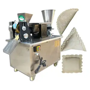 Máquina de lixadeira automática em aço inoxidável, máquina para fabricação de gyoza/rússia ravioli/pierog/pelmeni/empanada