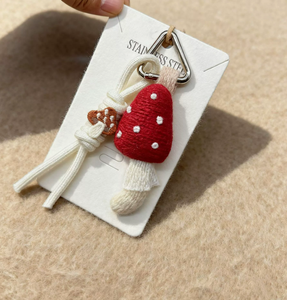 New handmade cảm thấy móc khóa có tính năng dễ thương động vật xấu quyến rũ cá nhân Túi phụ kiện bán buôn - Product Image 3