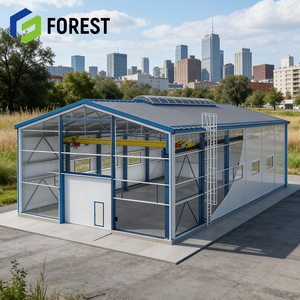 Atelier industriel en acier à construction rapide en Thaïlande, entrepôt de stockage métallique résistant aux tremblements de terre aux Philippines avec panneaux EPS - Product Image 1