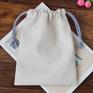 OEKO-TEX Certified Eco-Friendly Cotton Canvas <strong>Drawstring</strong> <strong>Bag</strong> Custom Logo <strong>Personalised</strong> Natural Colour Small Shopping <strong>Bag</strong> - Product Image 1