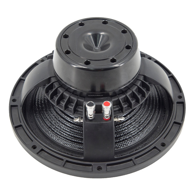 Midbass 10 Inch Speaker 400W RMS Carbon Fiber Cone Neodymium Motor Clear Sound Woofer Speaker for Line Array Audio, 1075-026