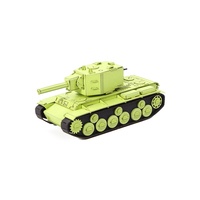 CUPUZ Kit de Manualidades de Rompecabezas de Papel 3D KV-2, Modelo de Tanque Soviético de la Segunda Guerra Mundial, Juguete de Construcción para Niños, Regalo de Cumpleaños