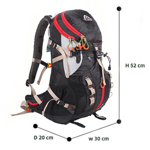 <span class=keywords><strong>Mochila</strong></span> de Moda Impermeable para Senderismo, Bolsa Deportiva para Gimnasio y Ciclismo, Morral de Viaje para Actividades al Aire Libre - Product Image 4