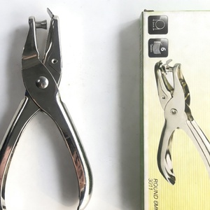Perforateur de papier métallique de qualité, design classique, bon prix, 6 feuilles, mini, pour bureau, couleur argent, 6 mm, avec 1 trou de perforation - Product Image 6