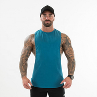 Débardeur d'entraînement de musculation décontracté pour hommes débardeur de gymnastique tricoté respirant sans manches débardeur de fitness