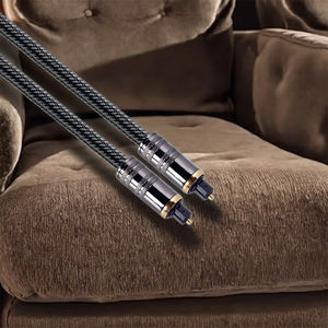 Cable de audio y video óptico con núcleo de fibra Premium de fábrica chapado en oro de 24 quilates <span class=keywords><strong>Toslink</strong></span> a <span class=keywords><strong>AUX</strong></span> a audio digital - Product Image 3