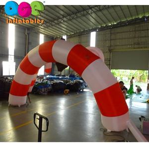 Arco de dulces para decoración de patio, Candy Cane Chocolates, arco inflable de Navidad - Product Image 5