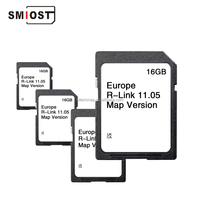 SMIOST CID SD Para pour Tomtom Carminat pour Renault Carte Grand Scenic 2011 Navigation Tom R Link 11.05 16GB