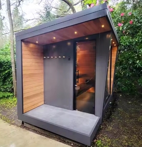 Cabine de douche ou vestiaire en bois de Shandong, prix de gros 2026, sauna extérieur à vendre - Product Image 2