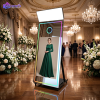 Cabine photo à miroir magique personnalisée Nouveau miroir selfie à écran tactile pour les fêtes