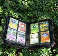 Porte-cartes léger en PU violet personnalisé à 4 poches pour le rangement en voyage
