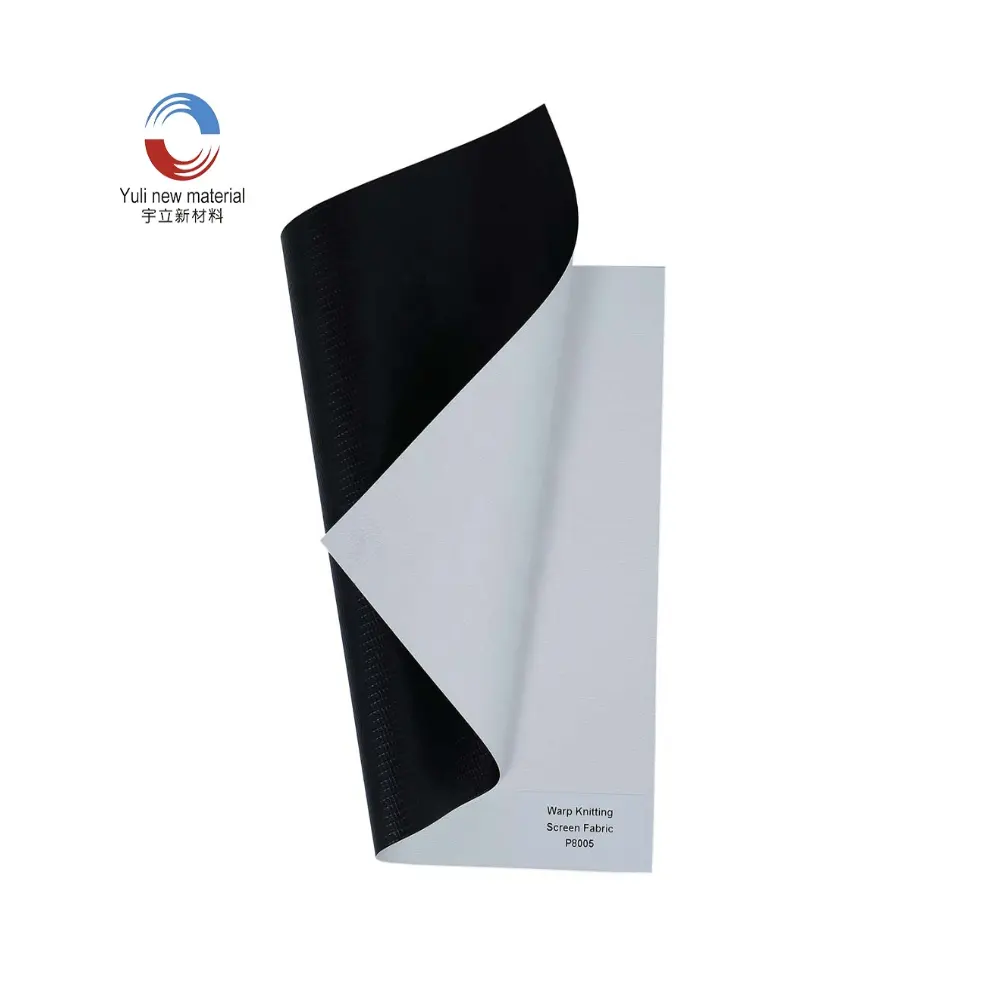 P8006 300D Matte White Screen Fabric for portable projector screen, competitive price of projector screen