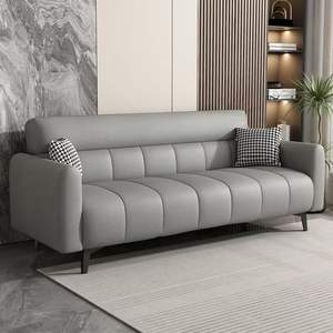 Sofá Cama Seccional Moderno de 3 Plazas, Tapicería de Cuero PU, Ecológico y Duradero para Comedor, Hotel, Apartamento, Uso <span class=keywords><strong>Exterior</strong></span> - Product Image 6