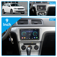 9 pouces Universal Auto android display sans fil multimédia CarPlay Navigation Car Radio lecteur DVD