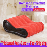 Canapé gonflable ergonomique en forme de S, fauteuil gonflable en PVC floqué, portable et inclinable pour une utilisation en extérieur ou dans le salon