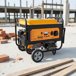 Generador de Gasolina de Alta Calidad de 8.8KW, Refrigerado por Agua, Silencioso, Portátil, Arranque por Retroceso, Monofásico, 50Hz, para Acampar al Aire Libre y Caravanas - Product Image 1
