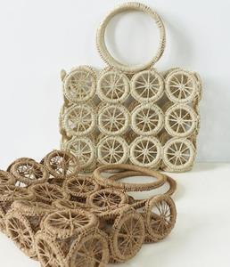 <span class=keywords><strong>2023</strong></span> usine en gros luxe autre sac à main paille dame fourre-tout sac de plage, nouveau design français femme vacances bord de mer sac à main robe - Product Image 4