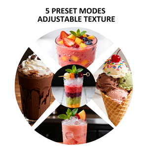 Nhỏ gọn hoàn toàn tự động 1.5L nhựa nhà ở Touchpad kiểm soát USB powered hộ gia đình cạo <span class=keywords><strong>Ice</strong></span> tuyết melter slushie máy - Product Image 4