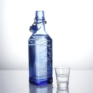 Bouteilles <span class=keywords><strong>de</strong></span> vin en verre personnalisées <span class=keywords><strong>de</strong></span> la <span class=keywords><strong>marque</strong></span> ZR, best-seller, qualité supérieure, capacité 500 ml, fermeture à anneau, couleur personnalisée, eau, whisky, <span class=keywords><strong>tequila</strong></span> - Product Image 5