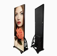 Pantalla LED Portátil P2 para Interiores con Control WIFI USB, Pantalla de Carteles a Todo Color, 4K/8K HDR, Brillo de 1200cd, Señalización Digital con Resistencia a la Luz Solar