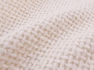 Laine tissée blanc laiteux doux et collant avec un petit style parfumé, tissu de laine grossier, ensemble de <span class=keywords><strong>manteau</strong></span> <span class=keywords><strong>pour</strong></span> l'automne et l'hiver - Product Image 6