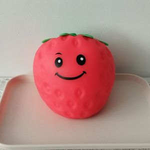 Hot Selling Simulation Slow-resilience Strawberry-shaped Fruit Stress-relieving <b>Ball</b> Creative Venting Toy <b>Squeeze</b> Flour <b>Ball</b> - Product Image 2