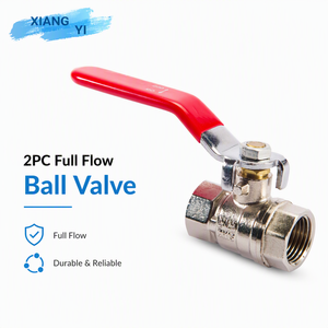 Nueva Válvula de Bola de Flujo Completo de Latón Forjado Niquelado TMH de 2 Piezas PN25 con Rosca Hembra BSP de 1/4'' para Tuberías de Agua y Gas Marinas - Product Image 1