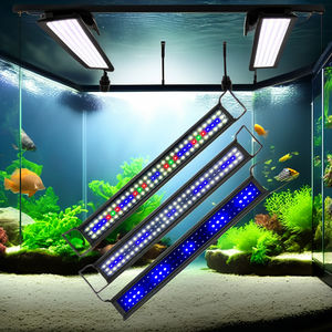 172143 18W Rgb Led Aquarium Verlichting Kunststof + Aluminium 30-150Cm Verstelbare Verwisselbare Emitt Kleur Vis Koraal Tanklampen - Product Image 3