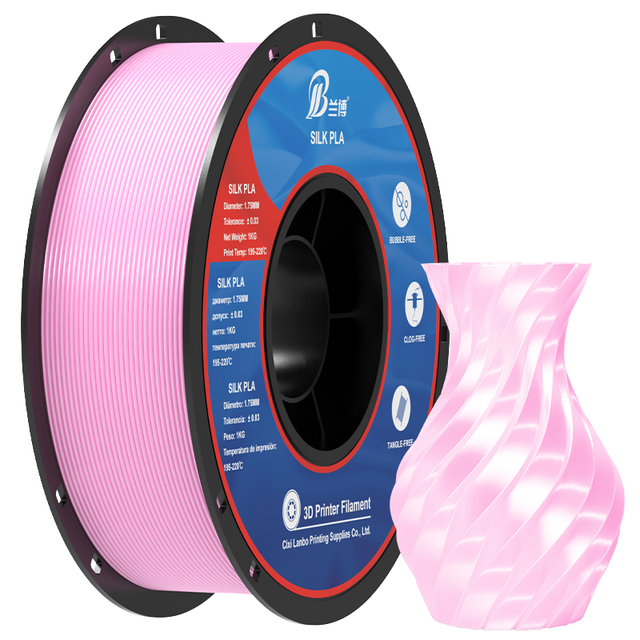 PLA Silk Peach Pink 1.75mm 3D Printing Filament 1kg High Quality OEM ODM