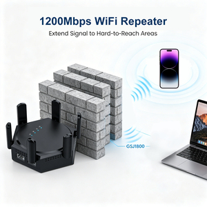 Amplificador <span class=keywords><strong>de</strong></span> <span class=keywords><strong>Señal</strong></span> <span class=keywords><strong>Wifi</strong></span> <span class=keywords><strong>de</strong></span> Doble Banda KuWFi, Extensor <span class=keywords><strong>de</strong></span> Rango 5g 2.4g, <span class=keywords><strong>Repetidor</strong></span> <span class=keywords><strong>Wifi</strong></span> Portátil <span class=keywords><strong>de</strong></span> Largo Alcance con Certificación Rohs para Conexiones <span class=keywords><strong>Wifi</strong></span> - Product Image 5