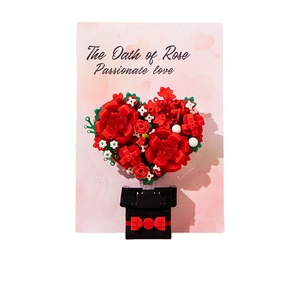 Mini Message Blooms - Ensemble de cartes en micro-briques, vente en gros, cadeau pour toutes <span class=keywords><strong>les</strong></span> occasions - Product Image 1
